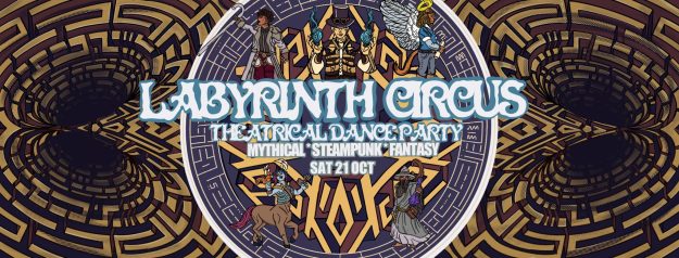 Melody Labyrinth Circus Final Blue Labyrinth Circus Poster